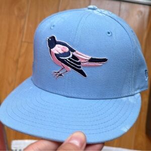 Baltimore Orioles New Era Blue and Pink Fitted Hat 7 1/4